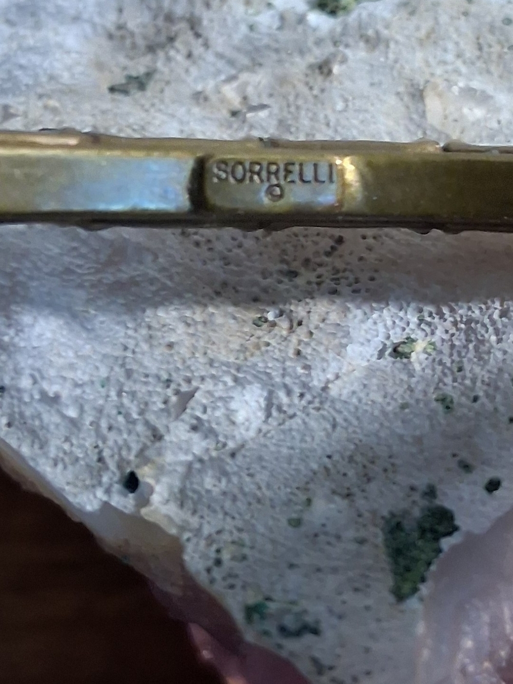 Sorrelli Mauve Crystal Baguette Cuff Bracelet - Picture 6 of 7